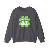 Load image into Gallery viewer, "LUCKY AF" - Unisex Heavy Blend™ Crewneck Sweatshirt