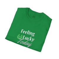 Load image into Gallery viewer, "FEELING LUCKY TODAY" - Unisex Softstyle T-Shirt