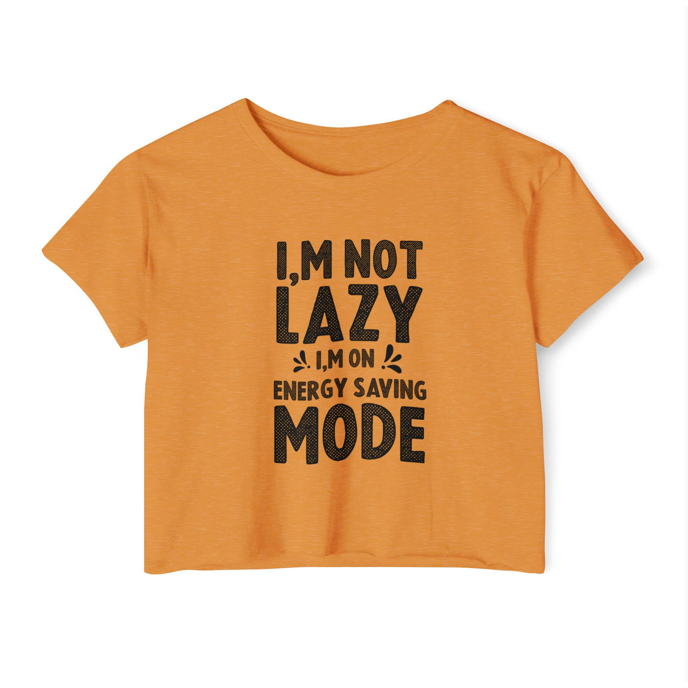 Not Lazy - Women's Festival Crop Top (Black)