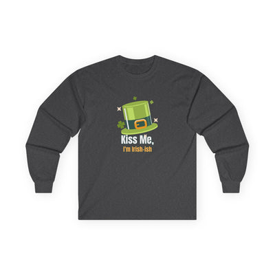 "Kiss Me, I'm Irish-ish" - Unisex Ultra Cotton Long Sleeve Tee