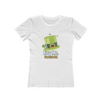 Load image into Gallery viewer, "Kiss Me, I'm Irish-ish" - The Boyfriend Tee for Women