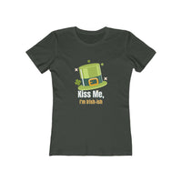 Load image into Gallery viewer, "Kiss Me, I'm Irish-ish" - The Boyfriend Tee for Women