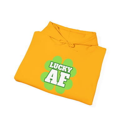 "LUCKY AF" Unisex Heavy Blend™ Hooded Sweatshirt