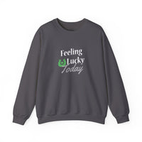 Load image into Gallery viewer, "FEELING LUCKY TODAY" - Unisex Heavy Blend™ Crewneck Sweatshirt