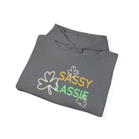 Load image into Gallery viewer, "SASSY LASSIE" - Unisex Heavy Blend™ Hooded Sweatshirt