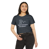 Load image into Gallery viewer, Chase Your Dreams - Women's Festival Crop Top (White)