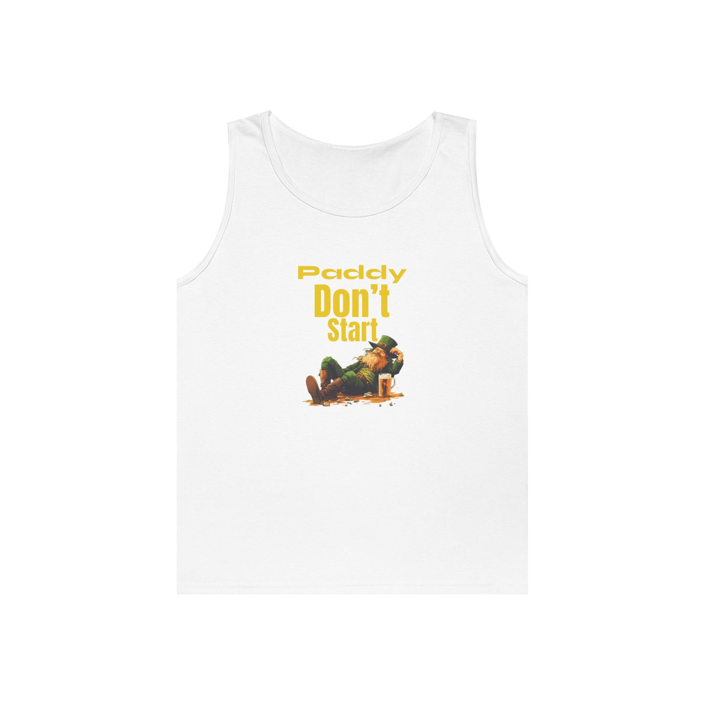 "PADDY DON'T START" - Unisex Heavy Cotton Tank Top