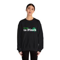 Load image into Gallery viewer, "Too Cute to Pinch" (WHITE) - Unisex Heavy Blend™ Crewneck Sweatshirt