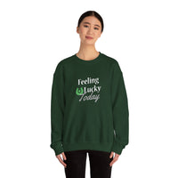 Load image into Gallery viewer, "FEELING LUCKY TODAY" - Unisex Heavy Blend™ Crewneck Sweatshirt
