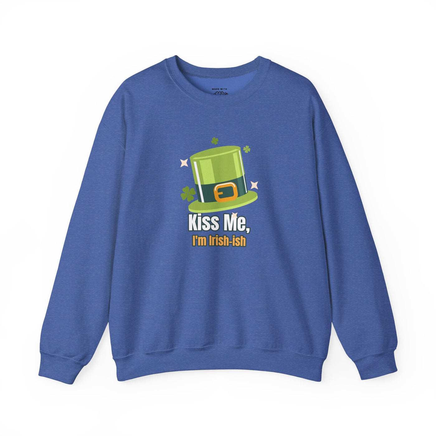 "Kiss Me, I'm Irish-ish" - Unisex Heavy Blend™ Crewneck Sweatshirt