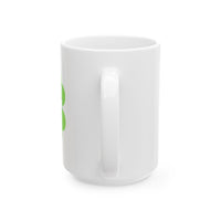 Load image into Gallery viewer, "LUCKY AF" - Ceramic Mug, (11oz, 15oz)