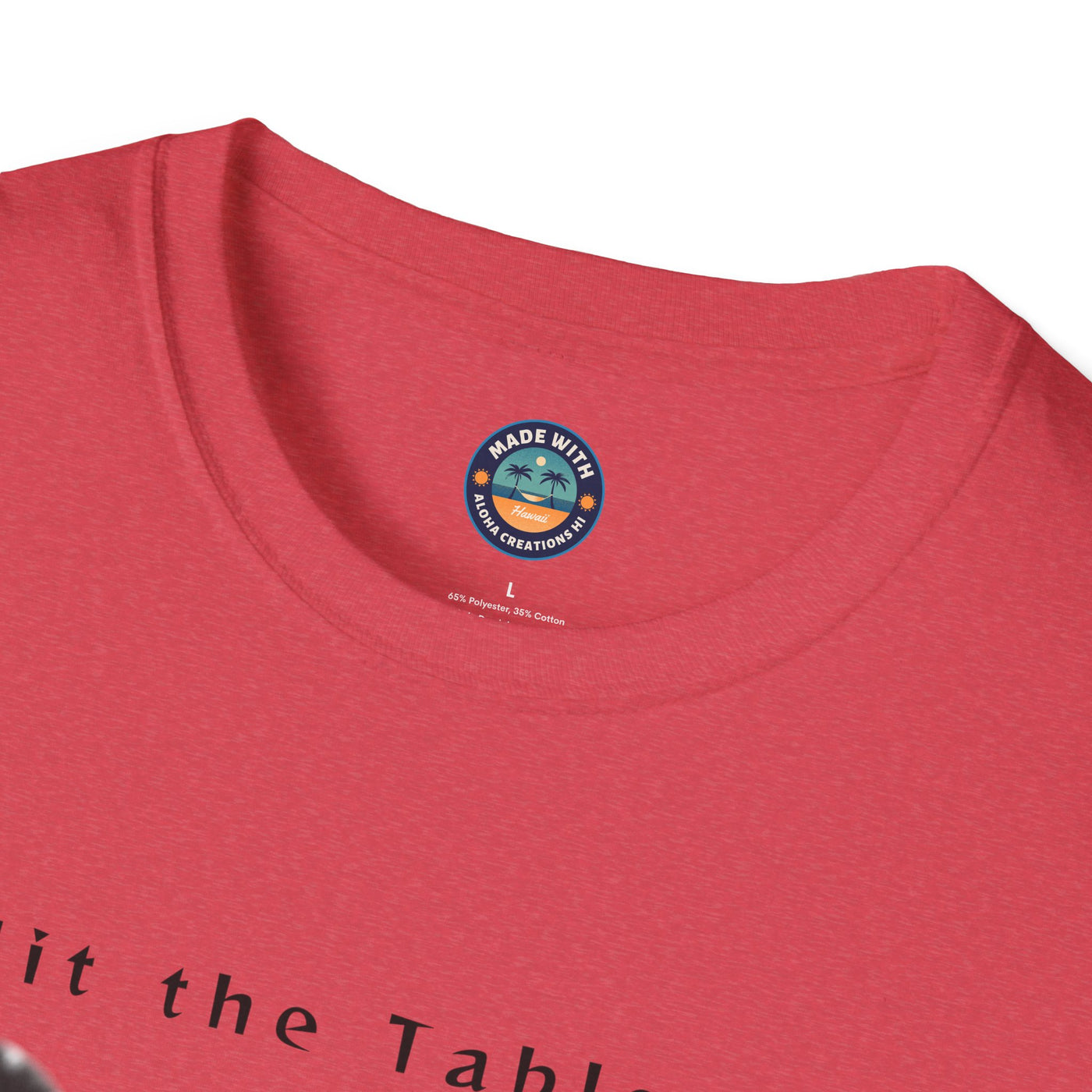 Las Vegas - Tables -Red Softstyle T-Shirt