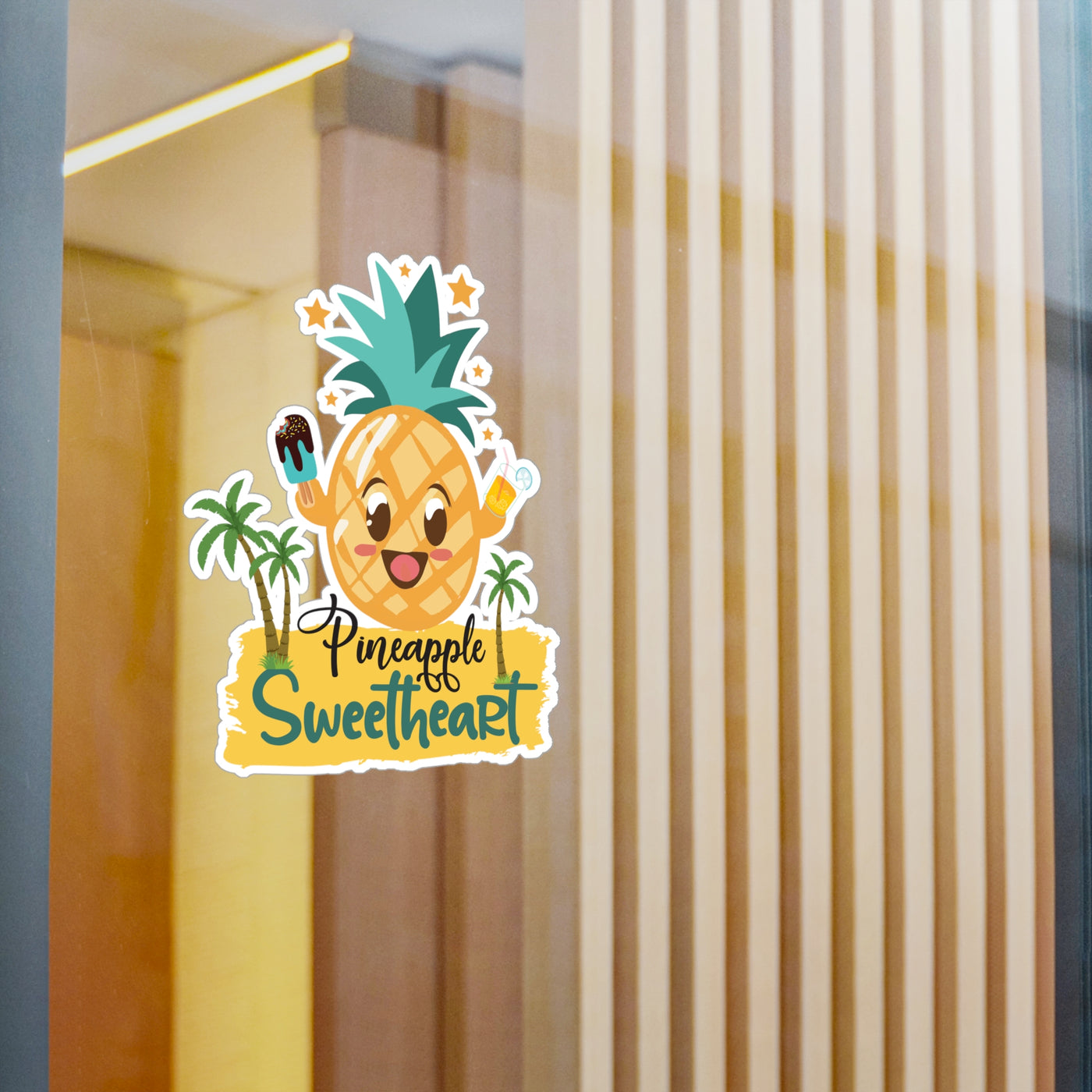 Pineapple Sweetheart - Kiss-Cut Vinyl Decals