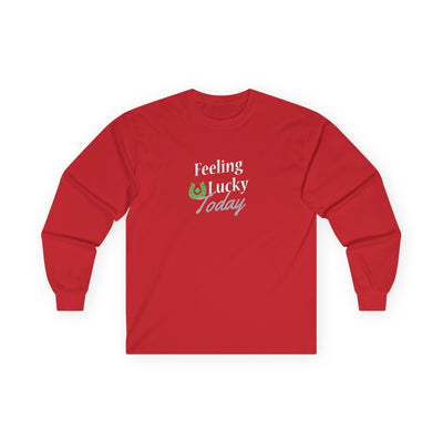 "FEELING LUCKY TODAY" - Unisex Ultra Cotton Long Sleeve Tee