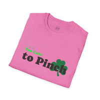 Load image into Gallery viewer, "Too Cute to Pinch" (BLACK) - Unisex Softstyle T-Shirt