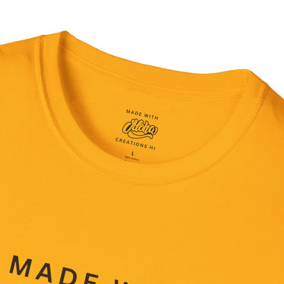 NEW LOGO - Unisex Softstyle T-Shirt (BLACK)