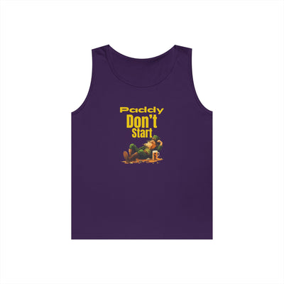 "PADDY DON'T START" - Unisex Heavy Cotton Tank Top