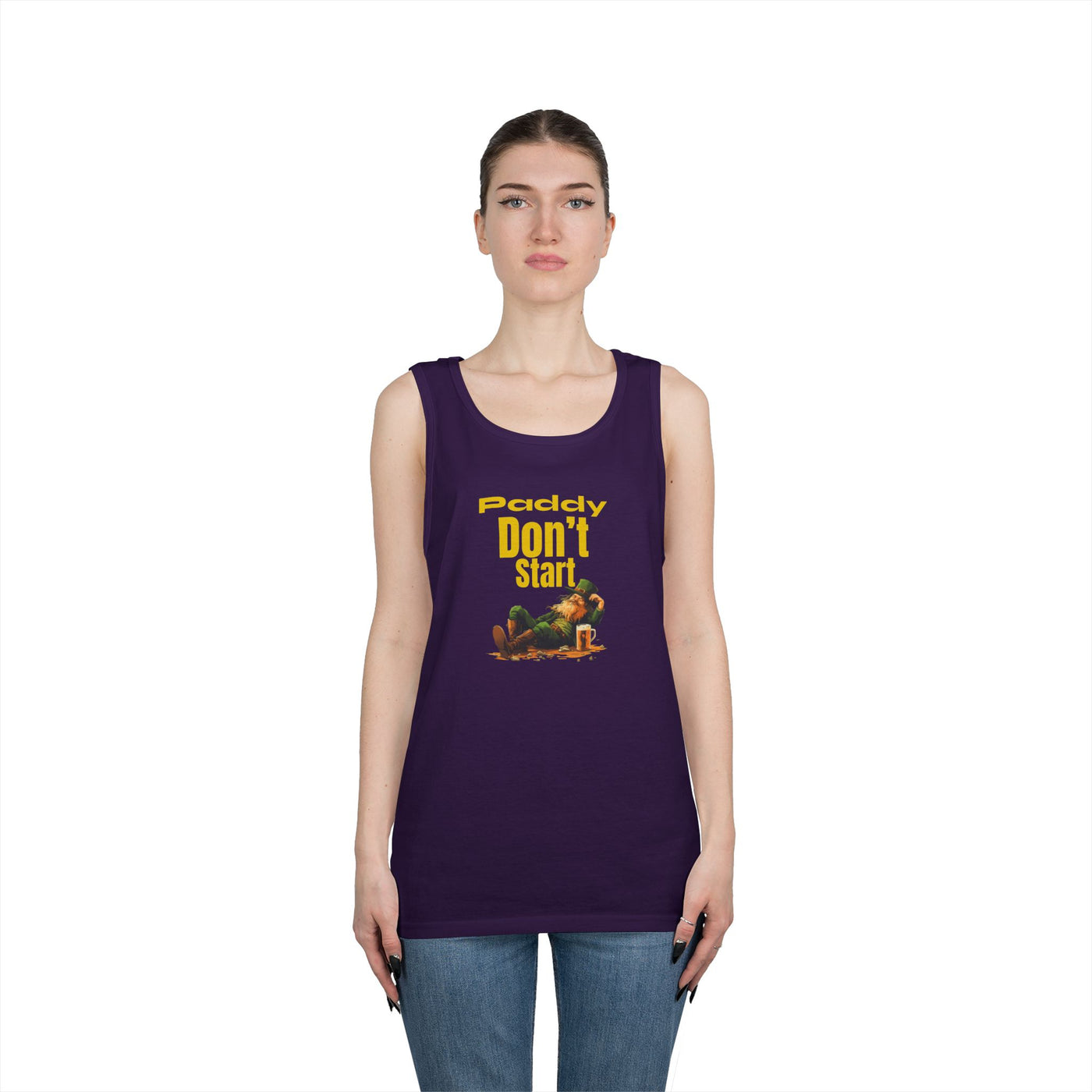 "PADDY DON'T START" - Unisex Heavy Cotton Tank Top