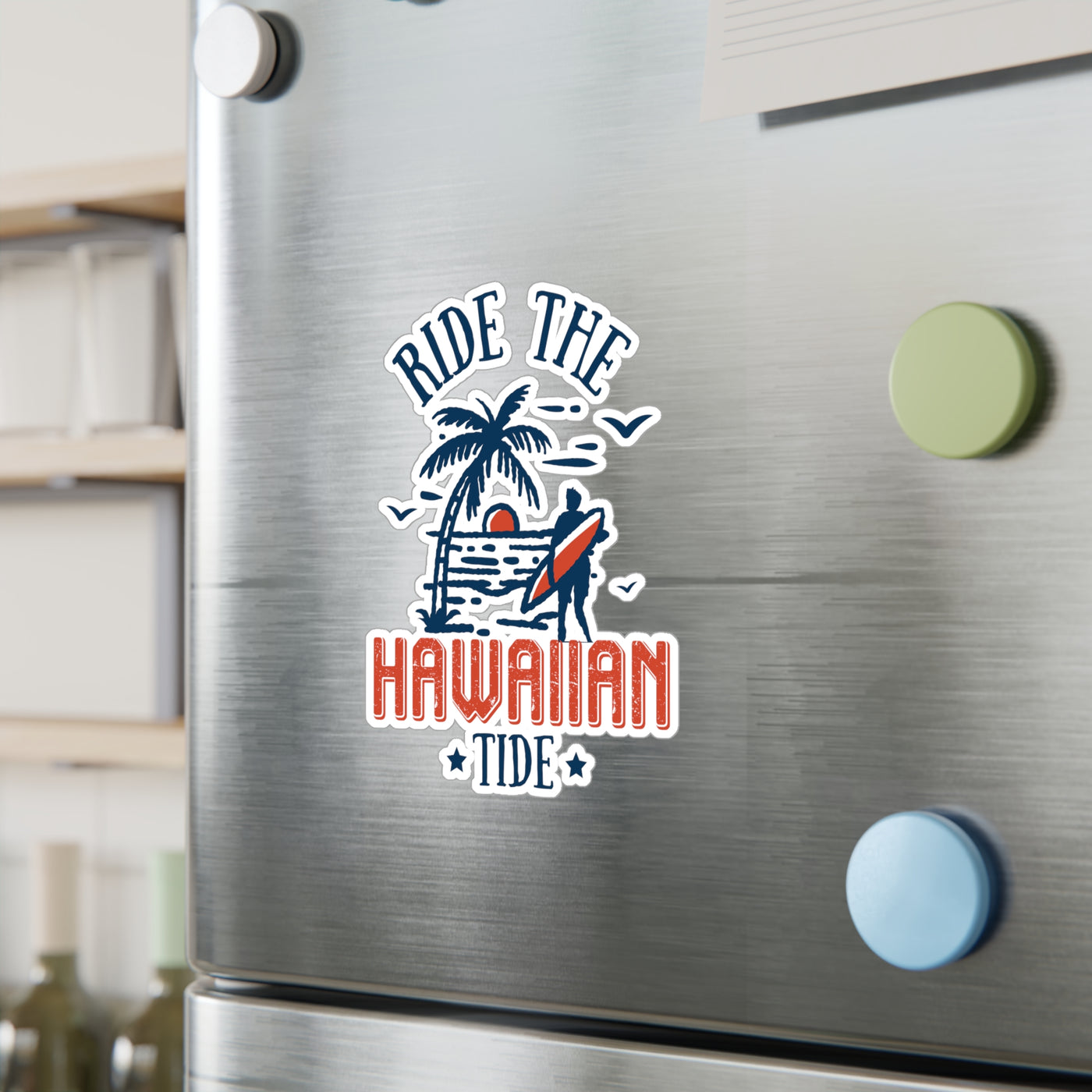 Top-Rated Hawaiian Tide Kiss-Cut Vinyl Decals