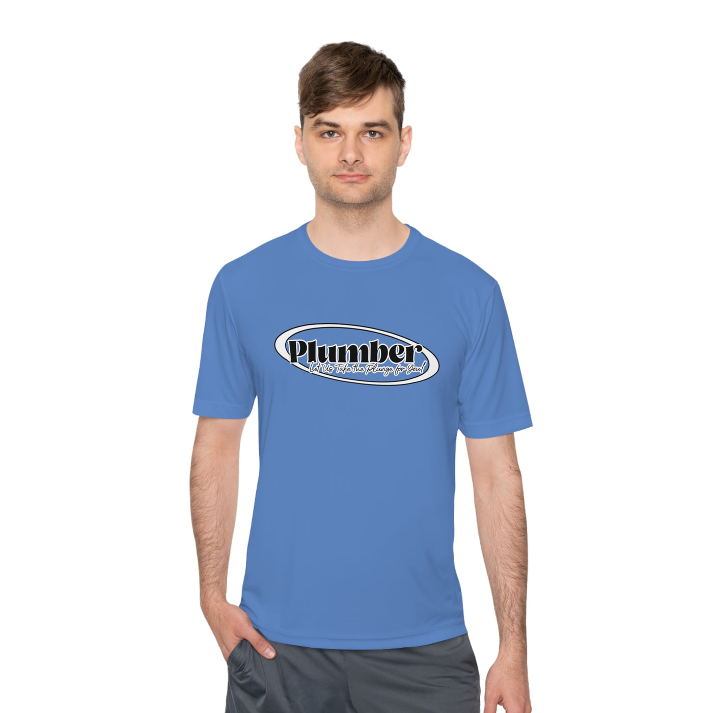 “Cool, Dry, and Ready – Plumber’s Performance Tee for Everyday Action”