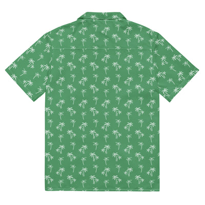 Green Coconut Trees - Moisture Wicking Aloha Shirt