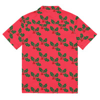 Load image into Gallery viewer, Mistletoe - Moisture Wicking Aloha Shirt