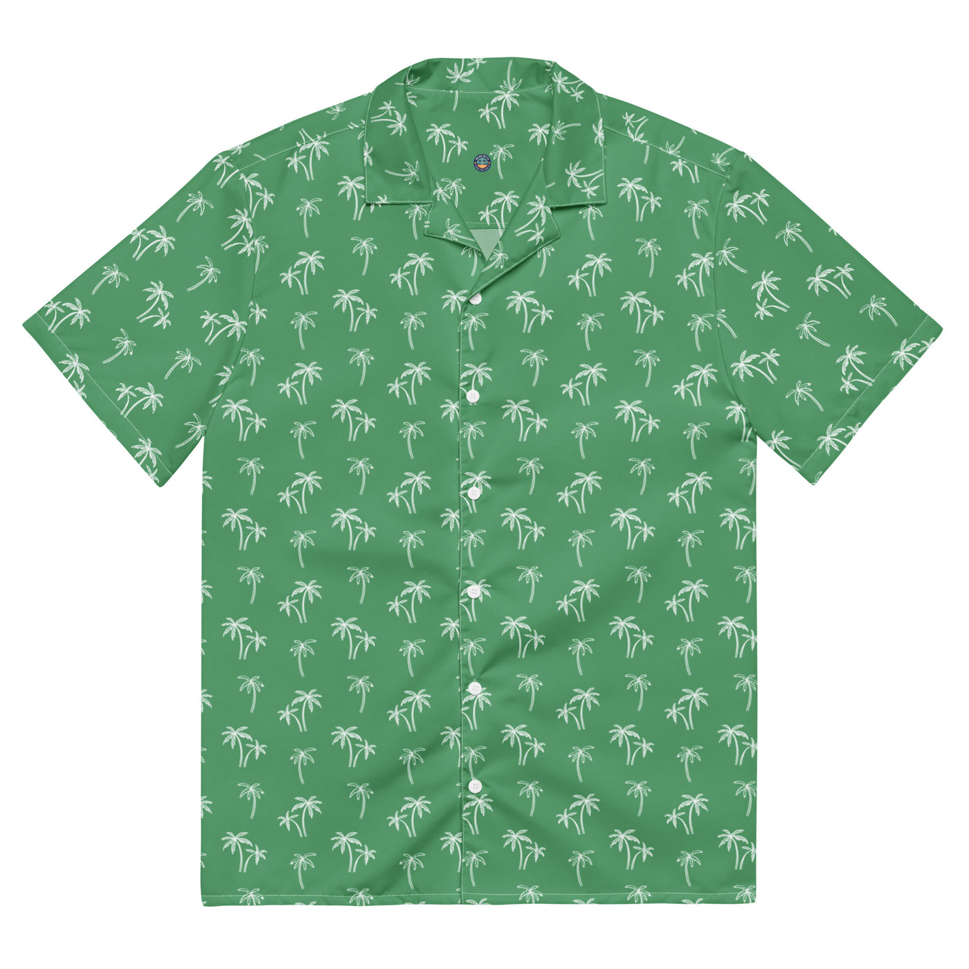 Green Coconut Trees - Moisture Wicking Aloha Shirt