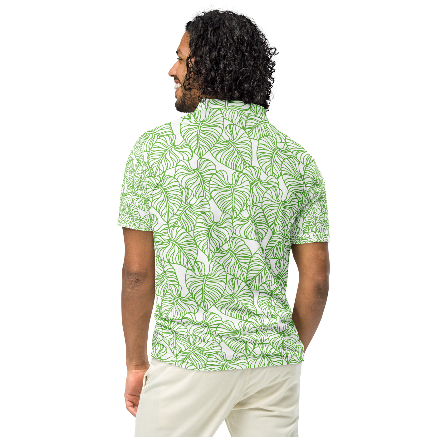 Green Leaves - Men's polo shirt