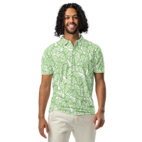 Load image into Gallery viewer, Green Leaves - Men's polo shirt