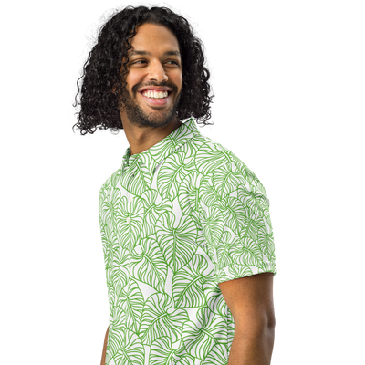 Green Leaves - Men's polo shirt