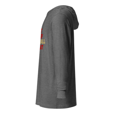 Hooded long-sleeve tee